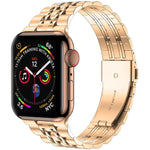 Dây đồng hồ thép không gỉ siêu mỏng 7 hạt cho Apple Watch Series, 7 45mm / 6&SE&5&4 44mm / 3&2&1 42mm, 7 41mm / 6&SE&5&4 40mm / 3&2&1 38mm