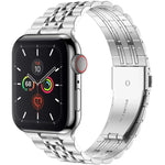 Dây đồng hồ thép không gỉ siêu mỏng 7 hạt cho Apple Watch Series, 7 45mm / 6&SE&5&4 44mm / 3&2&1 42mm, 7 41mm / 6&SE&5&4 40mm / 3&2&1 38mm