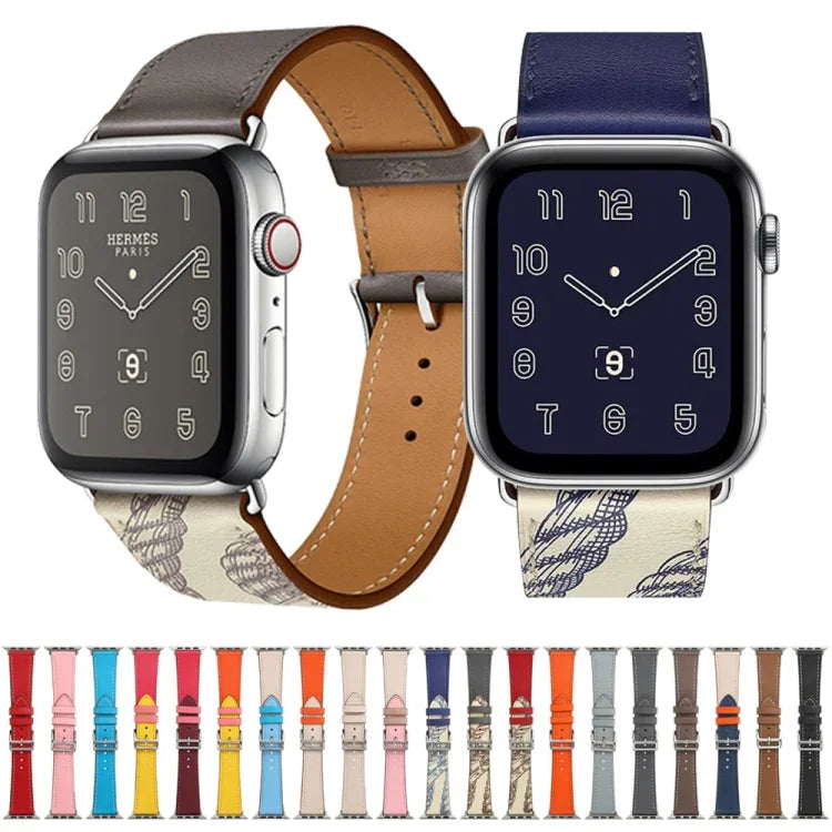 Dây đồng hồ da microfiber một vòng cho Apple Watch Series, 7 45mm / 6&SE&5&4 44mm / 3&2&1 42mm, 7 41mm / 6&SE&5&4 40mm / 3&2&1 38mm