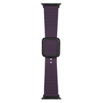 Dây đồng hồ silicone khóa vuông đen cho Apple Watch Series, 7 45mm / 6&SE&5&4 44mm / 3&2&1 42mm, 7 41mm / 6&SE&5&4 40mm / 3&2&1 38mm