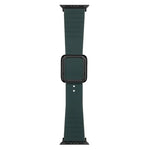 Dây đồng hồ silicone khóa vuông đen cho Apple Watch Series, 7 45mm / 6&SE&5&4 44mm / 3&2&1 42mm, 7 41mm / 6&SE&5&4 40mm / 3&2&1 38mm