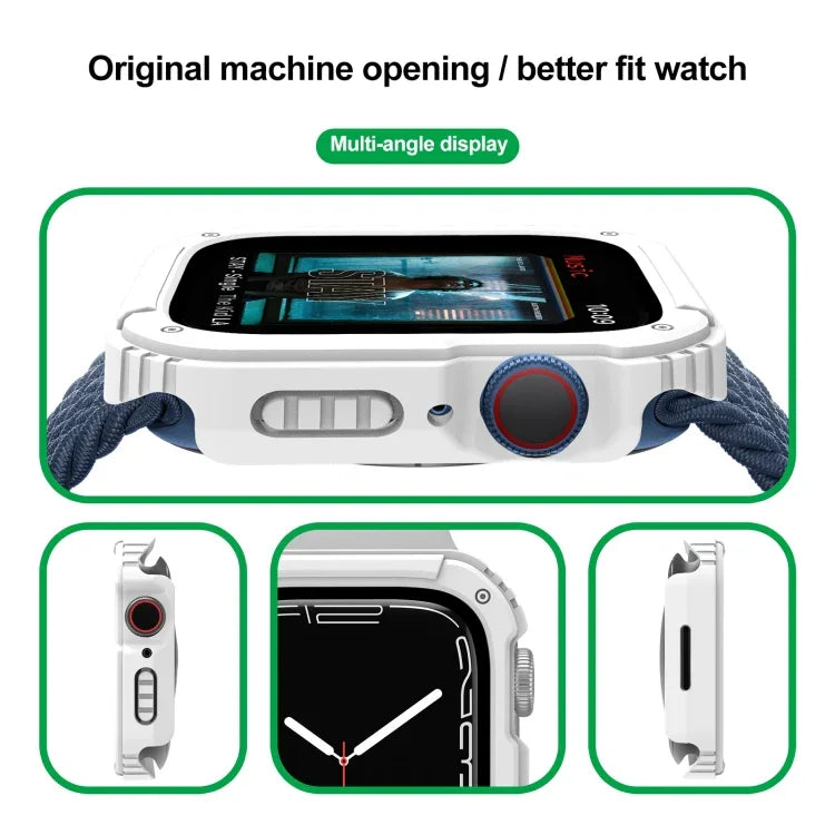 Ốp bảo vệ màn hình 2 trong 1 kính cường lực, cho Apple Watch Series 9 / 8 / 7 45mm, cho Apple Watch Series 9 / 8 / 7 41mm, cho Apple Watch Series 6 / 5 / 4 / SE 44mm, cho Apple Watch Series 6 / 5 / 4 / SE 40mm, cho Apple Watch Series 3 & 2 & 1 42...