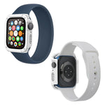 Ốp bảo vệ màn hình 2 trong 1 kính cường lực, cho Apple Watch Series 9 / 8 / 7 45mm, cho Apple Watch Series 9 / 8 / 7 41mm, cho Apple Watch Series 6 / 5 / 4 / SE 44mm, cho Apple Watch Series 6 / 5 / 4 / SE 40mm, cho Apple Watch Series 3 & 2 & 1 42...