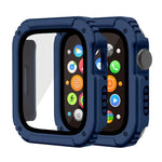 Ốp bảo vệ màn hình 2 trong 1 kính cường lực, cho Apple Watch Series 9 / 8 / 7 45mm, cho Apple Watch Series 9 / 8 / 7 41mm, cho Apple Watch Series 6 / 5 / 4 / SE 44mm, cho Apple Watch Series 6 / 5 / 4 / SE 40mm, cho Apple Watch Series 3 & 2 & 1 42...