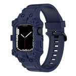 Dây đồng hồ silicone liền khối cho Apple Watch Series, 7 45mm / 6&SE&5&4 44mm / 3&2&1 42mm, 7 41mm / 6&SE&5&4 40mm / 3&2&1 38mm