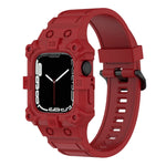 Dây đồng hồ silicone liền khối cho Apple Watch Series, 7 45mm / 6&SE&5&4 44mm / 3&2&1 42mm, 7 41mm / 6&SE&5&4 40mm / 3&2&1 38mm