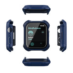 2 in 1 PC Frame + Screen Tempered Glass Film Protective Case, For Apple Watch Series 9 / 8 / 7 41mm, For Apple Watch Series 9 / 8 / 7 45mm