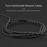 Dây tai nghe CVJ V2 1.25m bằng đồng tinh khiết không oxy 3.5mm chữ L, 0.75mm không mic, 0.78mm không mic, 0.75mm có mic, 0.78mm có mic