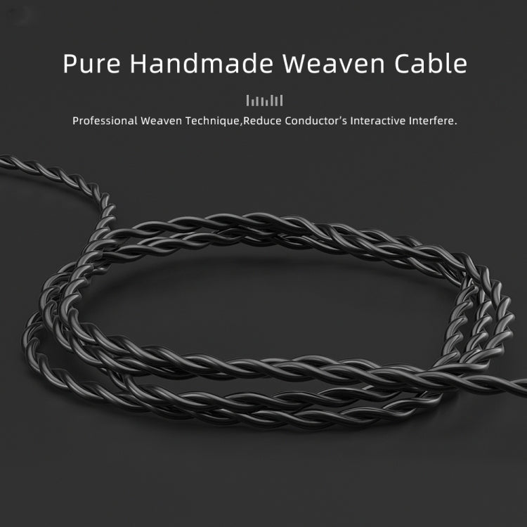 Dây tai nghe CVJ V2 1.25m bằng đồng tinh khiết không oxy 3.5mm chữ L, 0.75mm không mic, 0.78mm không mic, 0.75mm có mic, 0.78mm có mic