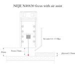 Bộ kit mô-đun khắc laser NEJE N40630 7,5W 450nm, N40630