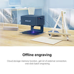 Máy khắc CNC laser mini DIY DAJA DJ6, DJ6 Mini Laser phích cắm EU, DJ6 Mini Laser phích cắm US, DJ6 Mini Laser phích cắm UK