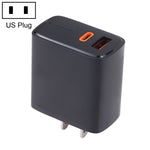 Sạc nhanh LZ-1130 PD 20W Type-C+QC 3.0 USB, phích cắm EU 20W, phích cắm Mỹ 20W