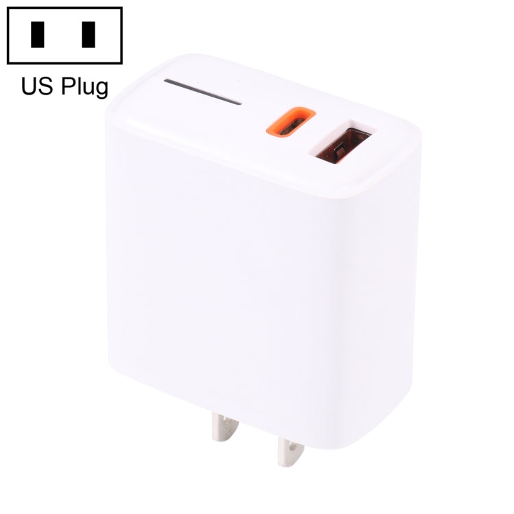 Sạc nhanh LZ-1130 PD 20W Type-C+QC 3.0 USB, phích cắm EU 20W, phích cắm Mỹ 20W
