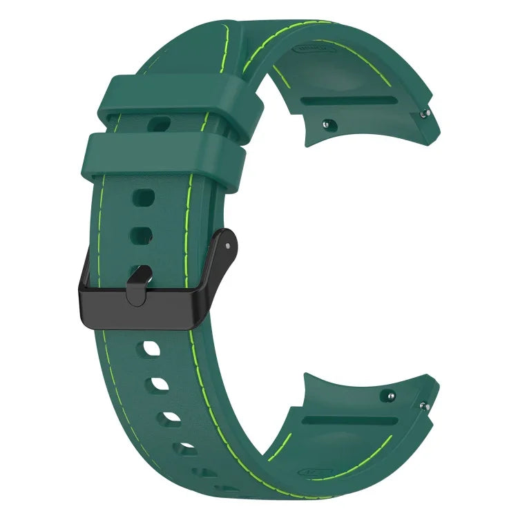 Dây đồng hồ silicone họa tiết da, Dành cho Samsung Galaxy Watch5 / Watch5 Pro / Watch4