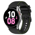 Dây đồng hồ silicone họa tiết da, Dành cho Samsung Galaxy Watch5 / Watch5 Pro / Watch4