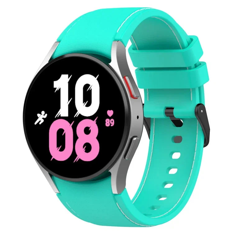 Dây đồng hồ silicone họa tiết da, Dành cho Samsung Galaxy Watch5 / Watch5 Pro / Watch4