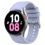 Dây đồng hồ silicone họa tiết da đa năng, dành cho Samsung Galaxy Watch5 / Watch5 Pro / Watch4