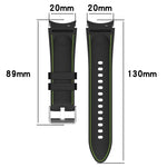 Dây đồng hồ silicone họa tiết da đa năng, dành cho Samsung Galaxy Watch5 / Watch5 Pro / Watch4