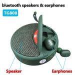 Loa Bluetooth không dây mini 2 trong 1 T&G TG808 và tai nghe không dây