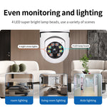 Camera bóng đèn HD 2MP A6 WiFi hỗ trợ phát hiện chuyển động/âm thanh hai chiều/tầm nhìn ban đêm/thẻ TF, Không kèm thẻ nhớ