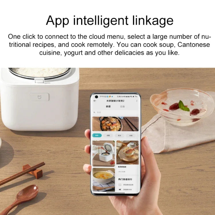 Nồi cơm điện mini thông minh Xiaomi Mijia 1.5L chính hãng, phích cắm Trung Quốc, dung tích 1.5L