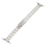 Dây đồng hồ kim loại ba hạt cho Apple Watch Series, 7 45mm / 6&SE&5&4 44mm / 3&2&1 42mm, 7 41mm / 6&SE&5&4 40mm / 3&2&1 38mm