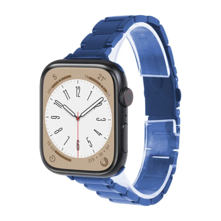 Dây đồng hồ kim loại ba hạt cho Apple Watch Series, 7 45mm / 6&SE&5&4 44mm / 3&2&1 42mm, 7 41mm / 6&SE&5&4 40mm / 3&2&1 38mm