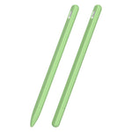 Ốp bút cảm ứng silicone lỏng sọc 3 trong 1 với hai nắp đầu bút, dành cho Apple Pencil 1, dành cho Apple Pencil 2