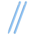 Ốp bút cảm ứng silicone lỏng sọc 3 trong 1 với hai nắp đầu bút, dành cho Apple Pencil 1, dành cho Apple Pencil 2