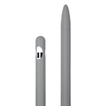 Ốp bút cảm ứng silicone lỏng sọc 3 trong 1 với hai nắp đầu bút, dành cho Apple Pencil 1, dành cho Apple Pencil 2