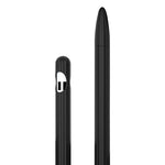 Ốp bút cảm ứng silicone lỏng sọc 3 trong 1 với hai nắp đầu bút, dành cho Apple Pencil 1, dành cho Apple Pencil 2