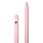 Ốp bút cảm ứng silicone lỏng sọc 3 trong 1 với hai nắp đầu bút, dành cho Apple Pencil 1, dành cho Apple Pencil 2