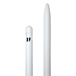 Ốp bút cảm ứng silicone lỏng sọc 3 trong 1 với hai nắp đầu bút, dành cho Apple Pencil 1, dành cho Apple Pencil 2