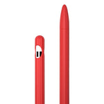 Ốp bút cảm ứng silicone lỏng sọc 3 trong 1 với hai nắp đầu bút, dành cho Apple Pencil 1, dành cho Apple Pencil 2
