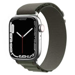 Dây đeo đồng hồ nylon, dành cho Apple Watch Series 8&7 45mm / SE 2&6&SE&5&4 44mm / 3&2&1 42mm, dành cho Apple Watch tra Series 8&7 45mm / SE 2&6&SE&5&4 44mm / 3&2&1 42mm