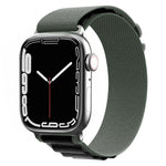 Dây đeo đồng hồ nylon, dành cho Apple Watch Series 8&7 45mm / SE 2&6&SE&5&4 44mm / 3&2&1 42mm, dành cho Apple Watch tra Series 8&7 45mm / SE 2&6&SE&5&4 44mm / 3&2&1 42mm