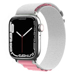 Dây đeo đồng hồ nylon, dành cho Apple Watch Series 8&7 45mm / SE 2&6&SE&5&4 44mm / 3&2&1 42mm, dành cho Apple Watch tra Series 8&7 45mm / SE 2&6&SE&5&4 44mm / 3&2&1 42mm