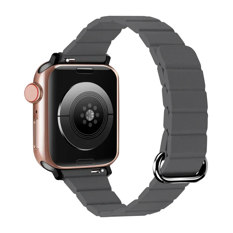Reverse Buckle Magnetic Watch Band, For Apple Watch Series 8&7 45mm / SE 2&6&SE&5&4 44mm, For Apple Watch Series 8&7 41mm / SE 2&6&SE&5&4 40mm