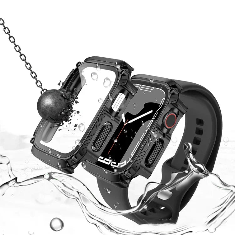 Ốp đồng hồ chống nước kính cường lực bảo vệ màn hình, Dành cho Apple Watch Series 9 / 8 / 7 45mm, Dành cho Apple Watch Series 9 / 8 / 7 41mm