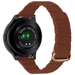 Dây đồng hồ da khóa nam châm 22mm, dành cho Samsung Galaxy Watch3 45mm