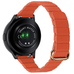 Dây đồng hồ da khóa nam châm 22mm, dành cho Samsung Galaxy Watch3 45mm