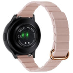 Dây đồng hồ da khóa nam châm 22mm, dành cho Samsung Galaxy Watch3 45mm