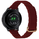 Dây đồng hồ da khóa nam châm 22mm, dành cho Samsung Galaxy Watch3 45mm