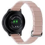 Dây đồng hồ da khóa nam châm 22mm, dành cho Samsung Galaxy Watch3 45mm