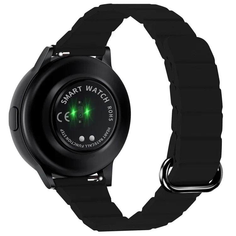 Dây đồng hồ da khóa nam châm 22mm, dành cho Samsung Galaxy Watch3 45mm