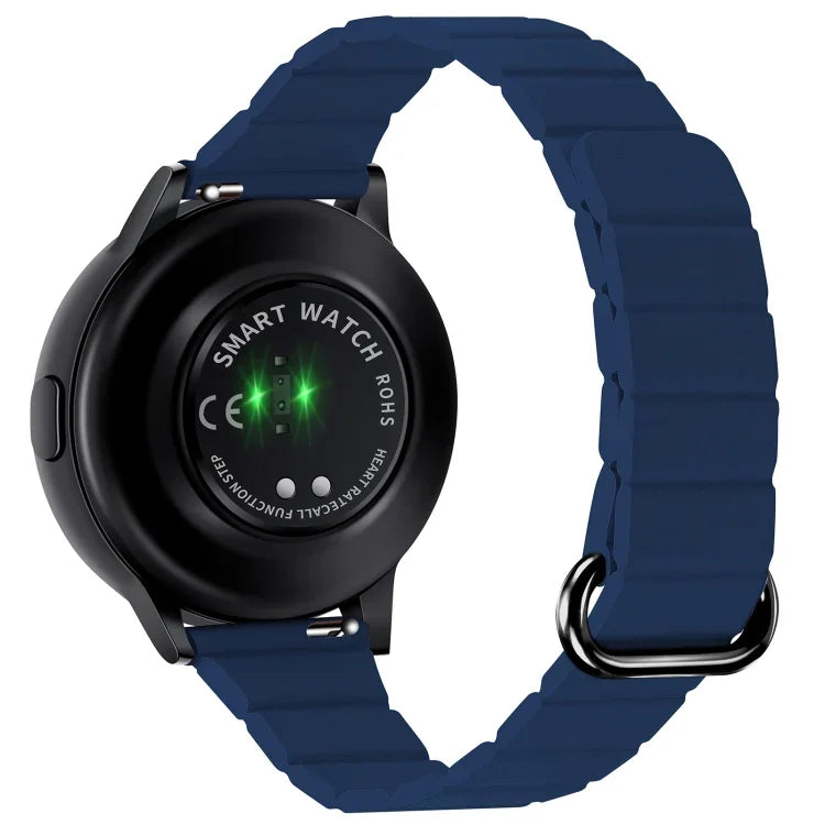 Dây đồng hồ da khóa nam châm 22mm, dành cho Samsung Galaxy Watch3 45mm