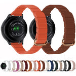 Dây đồng hồ da khóa nam châm 22mm, dành cho Samsung Galaxy Watch3 45mm