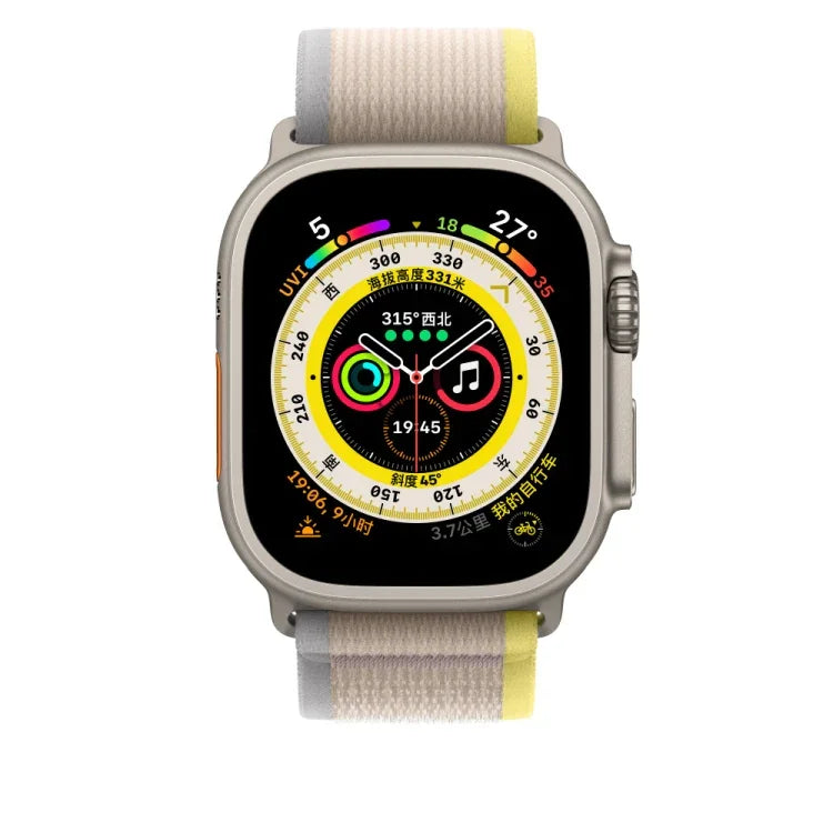 Dây đồng hồ nylon cho Apple Watch Ultra 49mm / Series 8&7 45mm / SE 2&6&SE&5&4 44mm, Dành cho Apple Watch 46mm / 49mm / 45mm / 44mm