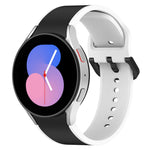 Dây đồng hồ silicone hai màu, dành cho Samsung Galaxy Watch4 Classic 46mm / Watch4 44mm, dành cho Samsung Galaxy Watch4 Classic 42mm / Watch4 40mm, dành cho Samsung Galaxy Watch5 Pro / Watch5