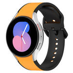 Dây đồng hồ silicone hai màu, dành cho Samsung Galaxy Watch4 Classic 46mm / Watch4 44mm, dành cho Samsung Galaxy Watch4 Classic 42mm / Watch4 40mm, dành cho Samsung Galaxy Watch5 Pro / Watch5